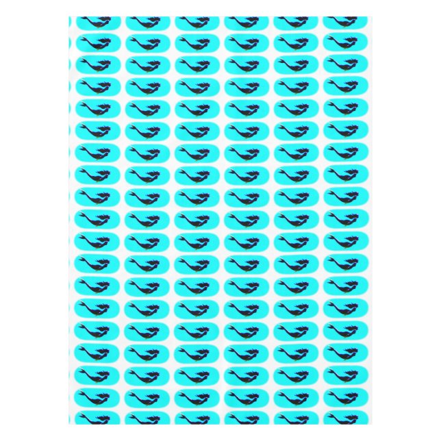 underwater mermaids swimming tablecloth (Front)