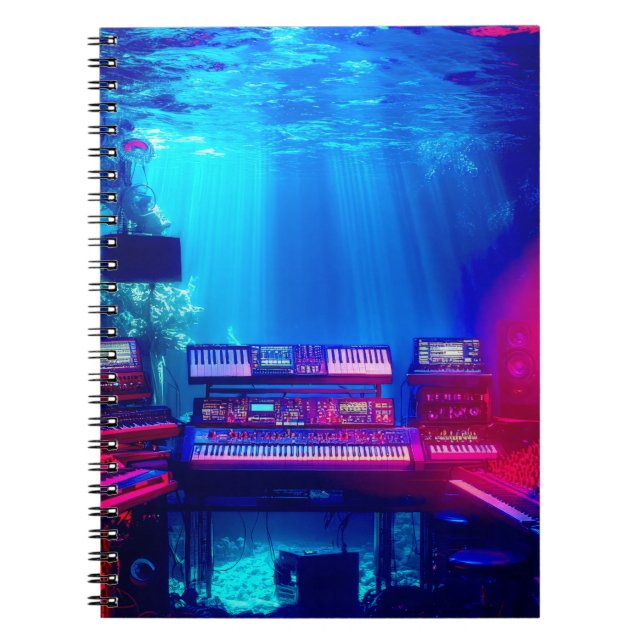 Underwater Music Studio Notebook (Front)