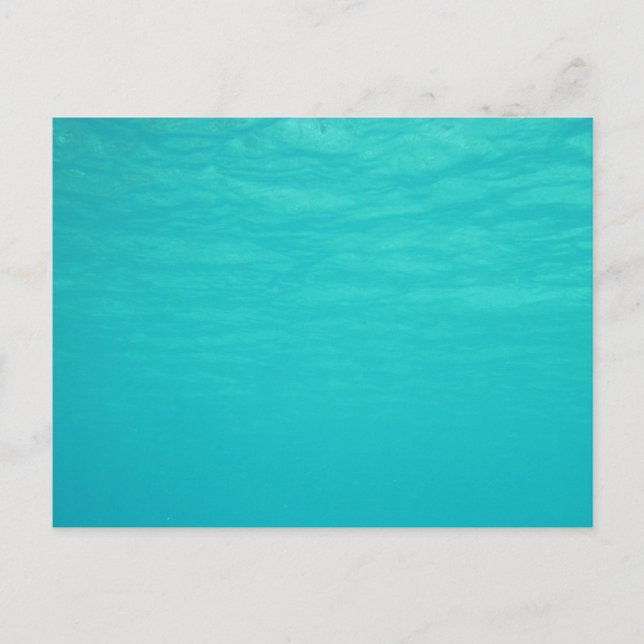 Underwater Ocean Blue Postcard (Front)