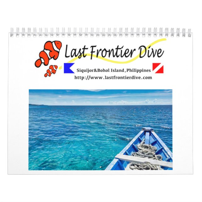 Underwater of Siquijor S- L size Calendar (Cover)