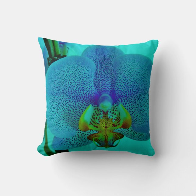 underwater orchid cushion (Front)