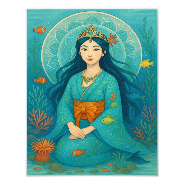 Underwater Princess Photo Print (Front)