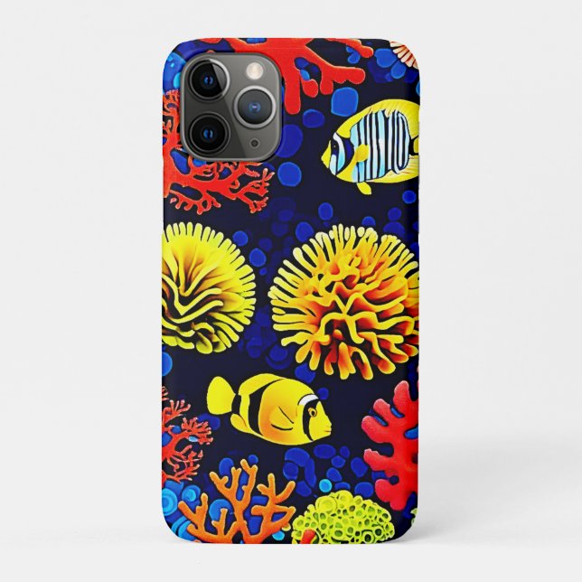 Underwater Reef Life Bright Design Case-Mate iPhone Case (Back)