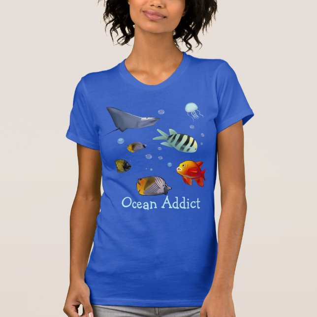 Underwater scene T-Shirt (Front)
