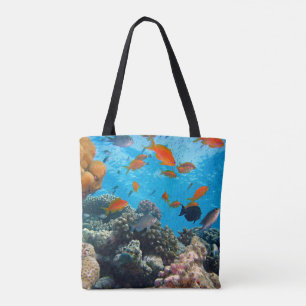 Underwater Scene Tote Bag