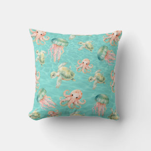 Underwater Sea Life Cushion