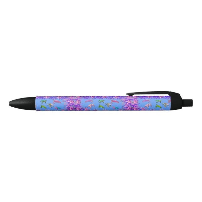 Underwater Sea Turtle Friends Writing Pen (Top)