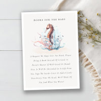 Underwater Seahorse Seaweed Books for Baby Shower