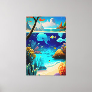 Underwater, Sealife, Fish Ocean Wall Decor