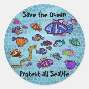 Underwater Sealife Ocean Stickers