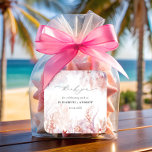 Underwater Seaweed | Seashell Watercolor Wedding Square Sticker<br><div class="desc">The Wedding Sticker is a beautiful and romantic design that captures the enchanting beauty of the ocean in a truly captivating way. The soft blush pink hues of the watercolor background create a warm and inviting ambiance, while the intricate illustrations of seaweed and seashells add a touch of whimsy and...</div>