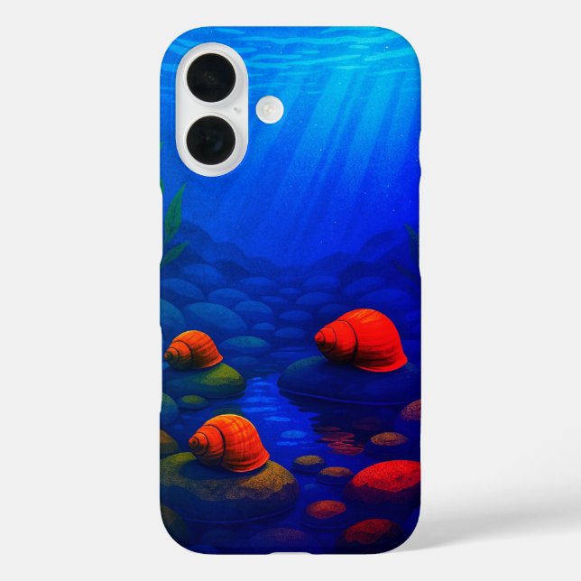Underwater Snail Case-Mate iPhone Case (Back)