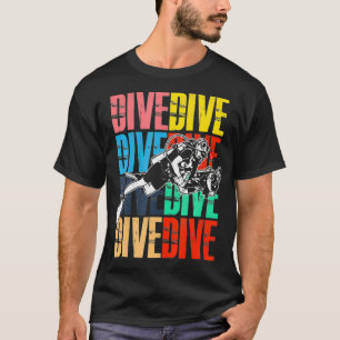 Underwater Sports Diver Gift Idea Colourful Dive S T-Shirt