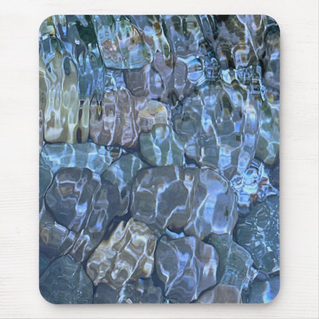 Underwater Stones | river rocks Mouse Pad (Front)