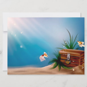 UNDERWATER TREASURE! (goldfish) ~