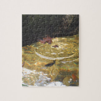 Underwater Trout feeding in Smoky Mountain creek Jigsaw Puzzle