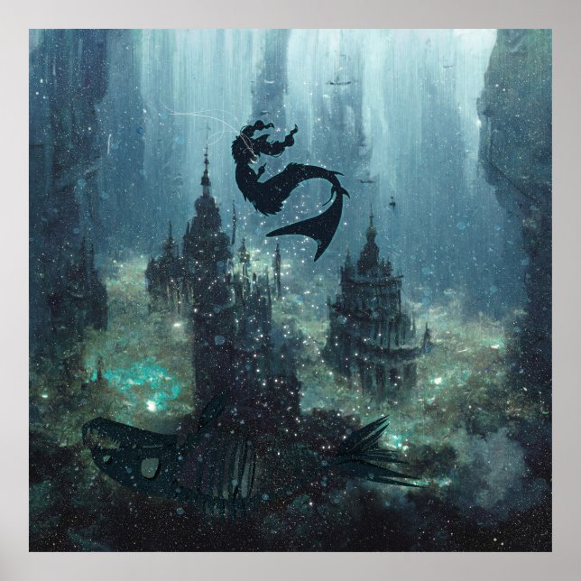 Underwater. Under What?! Mermaid. Poster (Front)