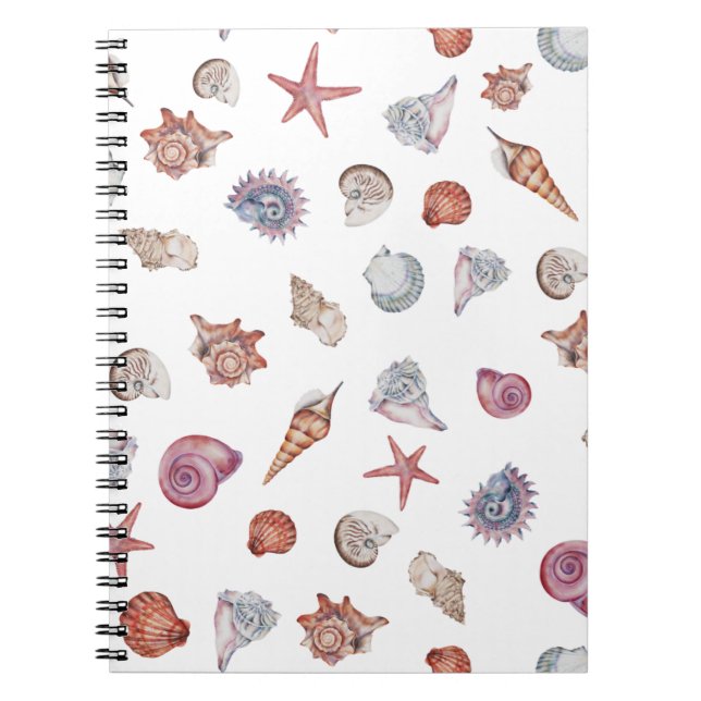 Underwater Watercolor Composition Series Design 4  Notebook (Front)