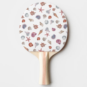 Underwater Watercolor Composition Series Design 4 Ping Pong Paddle