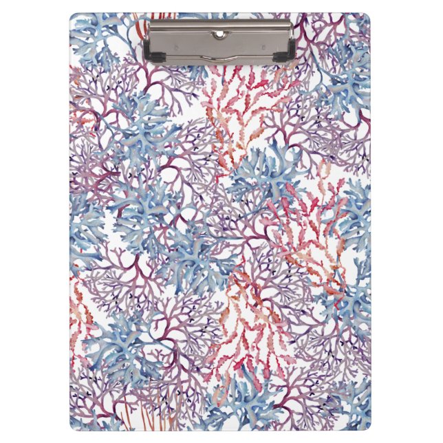 Underwater Watercolor Composition Series Design 5  Clipboard (Front)