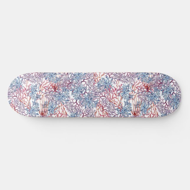 Underwater Watercolor Composition Series Design 5  Skateboard (Horz)