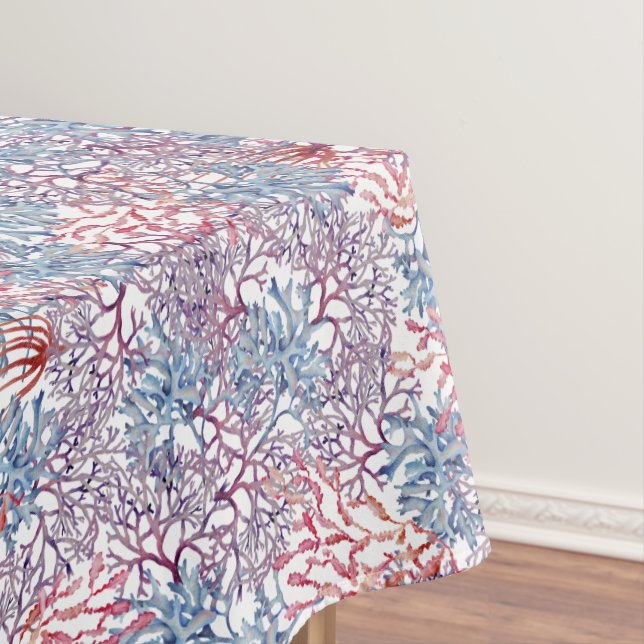 Underwater Watercolor Composition Series Design 5 Tablecloth (In Situ)