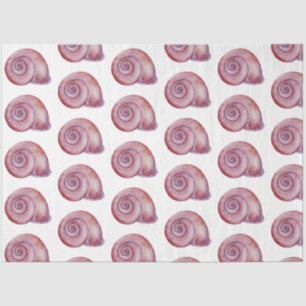 Underwater Watercolor SeaShell Series Design 18 Tissue Paper