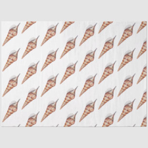 Underwater Watercolor SeaShell Series Design 30 Tissue Paper