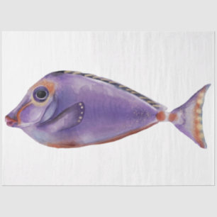Underwater Watercolor Series Design 11 Tissue Paper