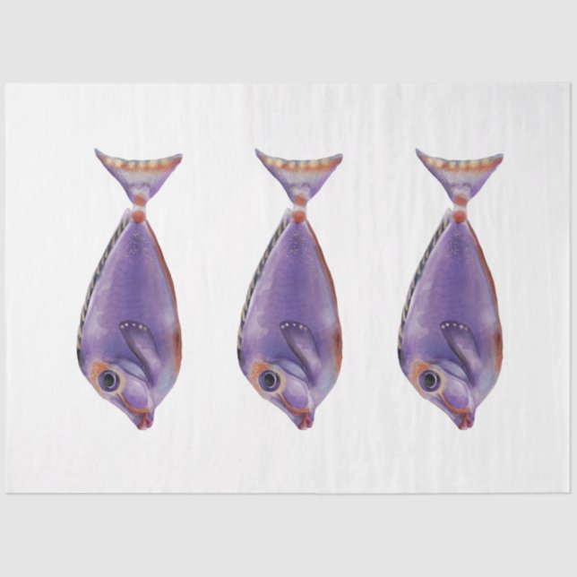 Underwater Watercolor Series Design 12 Tissue Paper (Front)