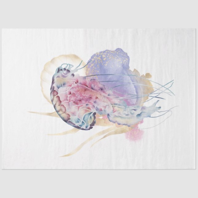 Underwater Watercolor Series Design 1 Tissue Paper (Front)