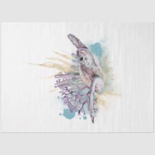 Underwater Watercolor Series Design 5 Tissue Paper