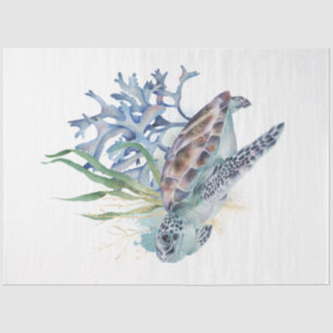 Underwater Watercolor Series Design 6 Tissue Paper