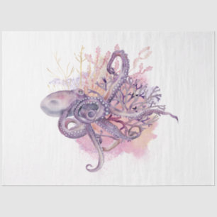 Underwater Watercolor Series Design 8 Tissue Paper