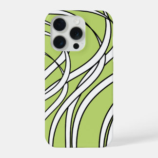 Underwater  Wave lime green iPhone 15 Pro Case