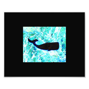 underwater whale swimming Thunder_Cove Photo Print