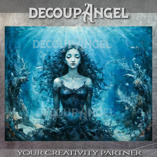 Underwater Whispers - Decoupage -  Tissue Paper