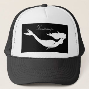 Underwater White Mermaid Swimming Thunder_Cove Trucker Hat