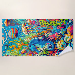 Underwater Wonderland Beach Towel