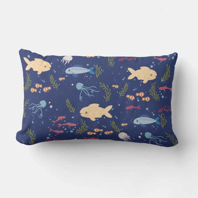 Underwater world lumbar cushion (Front)
