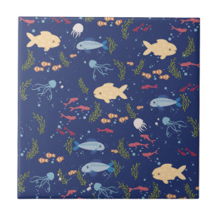 Underwater world tile
