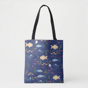 Underwater world tote bag