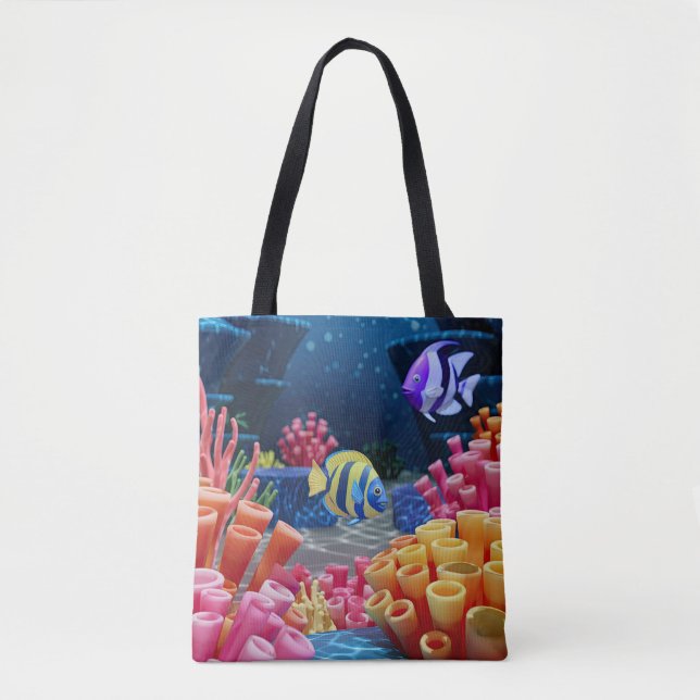 underwater world tote bag (Front)