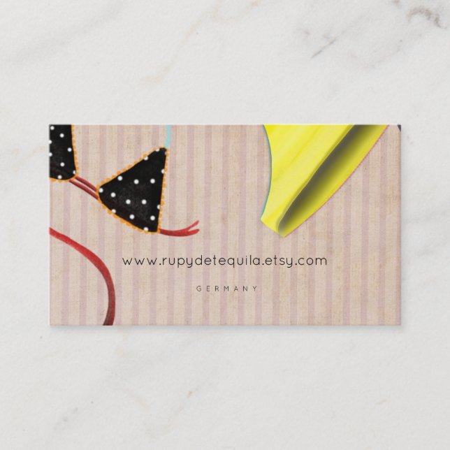 Underwear Designer Unique Business Card (Front)