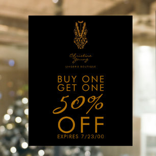 Underwear Store Lingerie Boutique Sale Proposition Poster