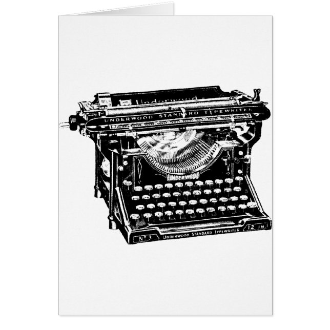 Underwood Typewriter Writer (Front)