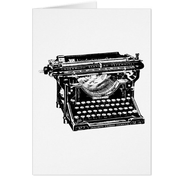 Underwood Typewriter Writer (Front)