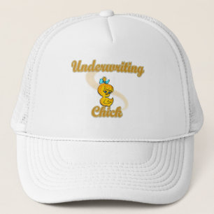 Underwriting Chick Trucker Hat