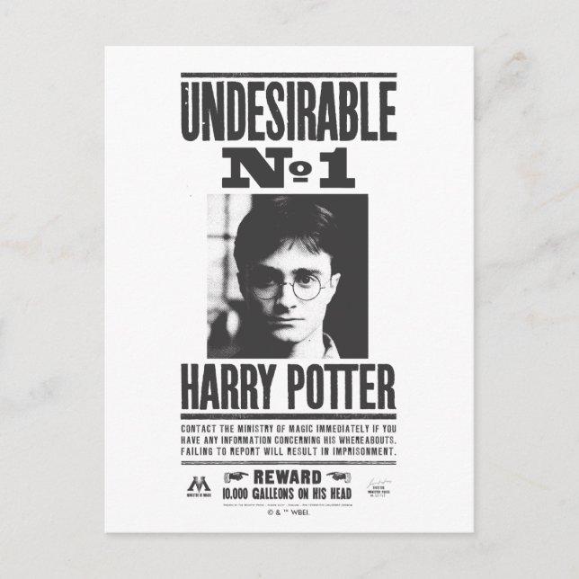 Undesirable No 1 Postcard (Front)