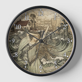 Undine - Arthur Rackham Clock